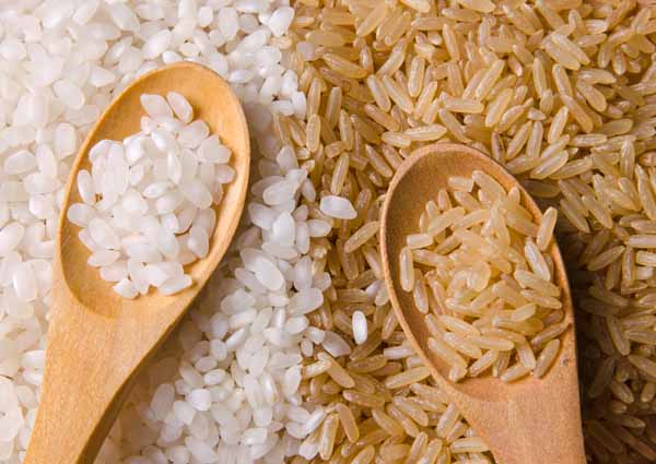 Fehér vs barna rizs